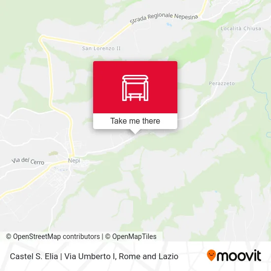 Castel Sant'Elia | Umberto I St map