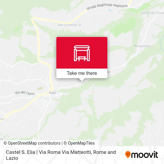 Castel S. Elia | Via Roma Via Matteotti map