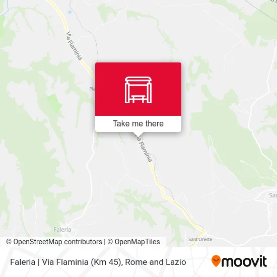 Faleria | Flaminia Road (Km 45) map