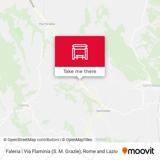 Faleria | Via Flaminia (S. M. Grazie) map