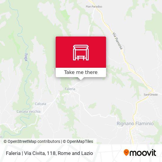 Faleria | Via Civita, 118 map