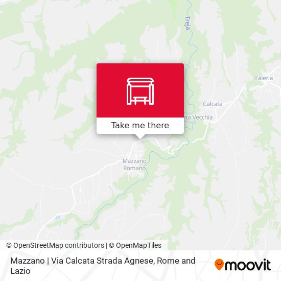 Mazzano | Via Calcata Strada Agnese map