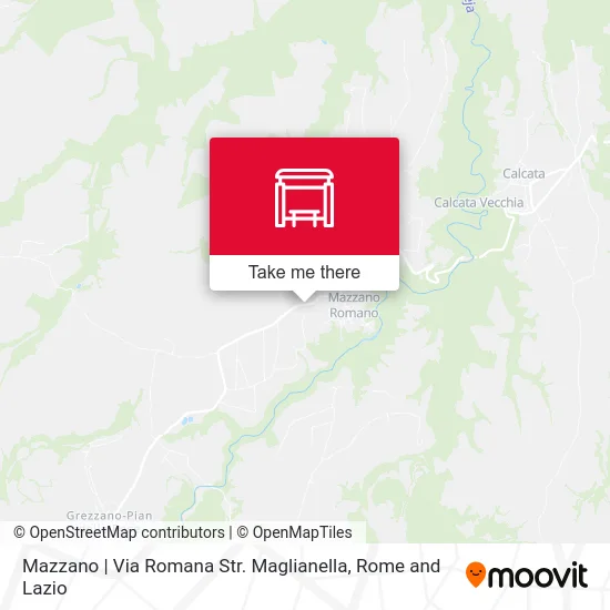 Mazzano | Romana Street Maglianella Street map