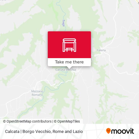 Calcata | Borgo Vecchio map