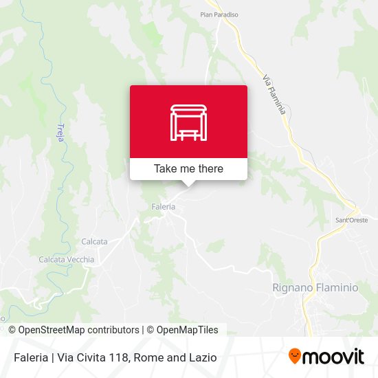 Faleria | Via Civita 118 map