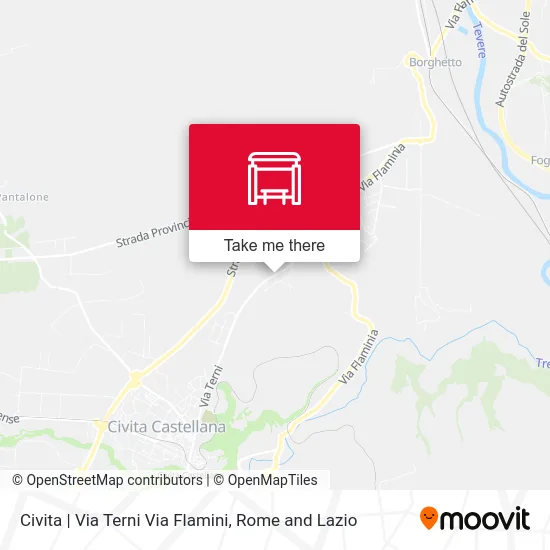 Civita | Via Terni Via Flamini map