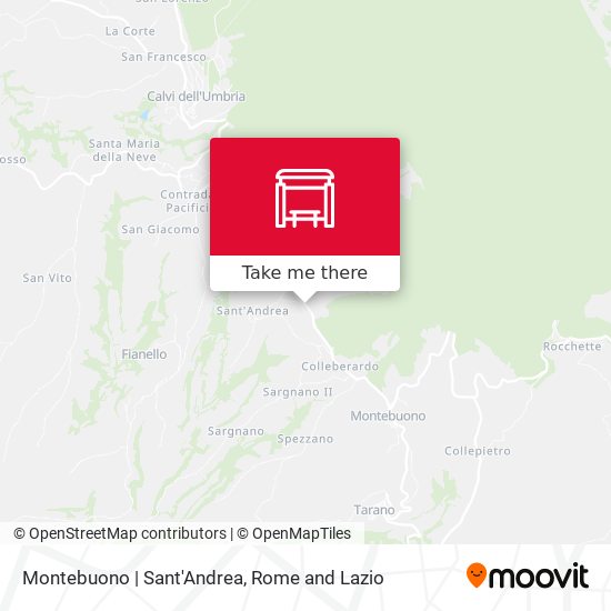 Montebuono | Sant'Andrea map