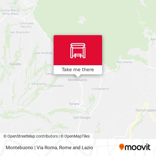 Montebuono | Via Roma map