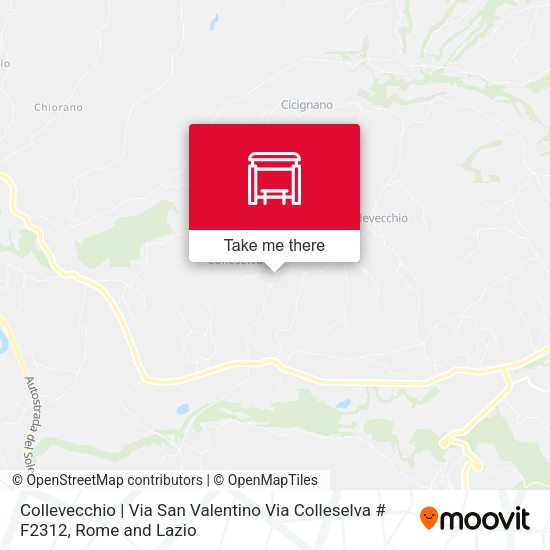 Collevecchio | Via San Valentino Via Colleselva # F2312 map