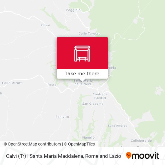 Calvi (Tr) | Santa Maria Maddalena map