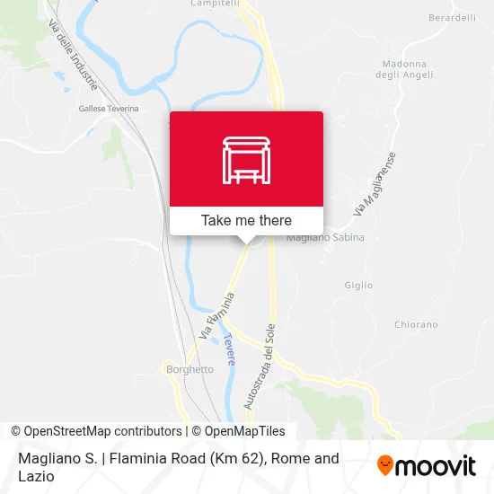 Magliano S. | Flaminia Road (Km 62) map