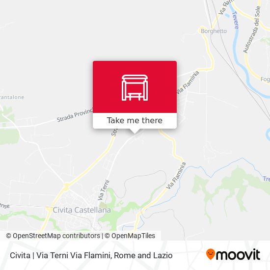 Civita | Via Terni Via Flamini map