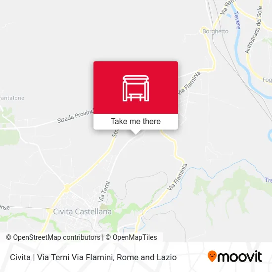 Civita | Via Terni Via Flamini map