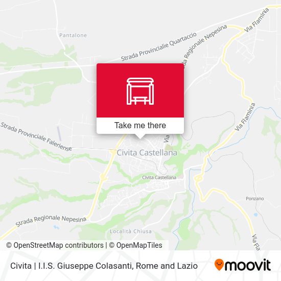 Civita | I.I.S. Giuseppe Colasanti map