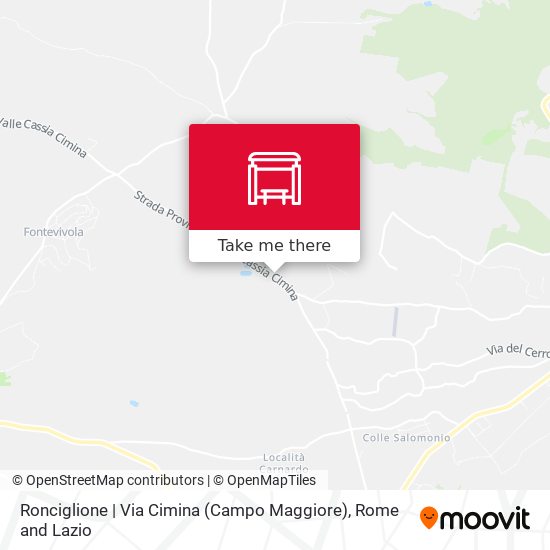 Ronciglione | Via Cimina (Campo Maggiore) map