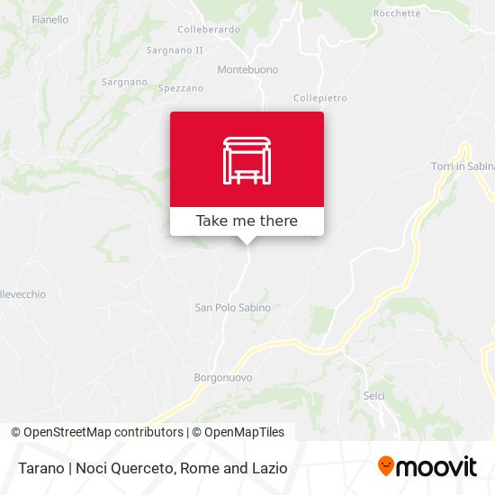 Tarano | Noci Querceto map