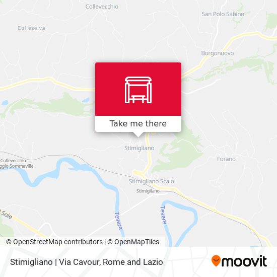 Stimigliano | Via Cavour map
