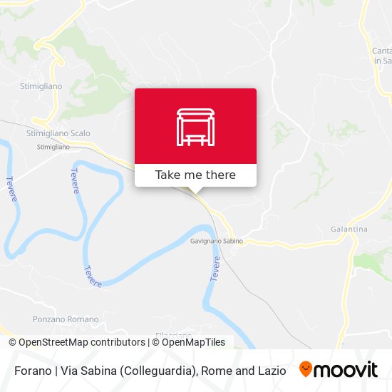 Forano | Via Sabina (Colleguardia) map