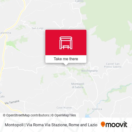 Montopoli | Via Roma Via Stazione map
