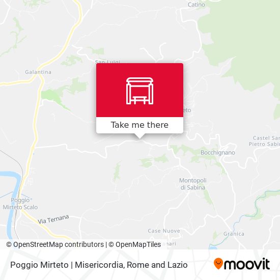 Poggio Mirteto | Misericordia map