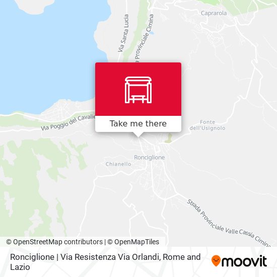 Ronciglione | Via Resistenza Via Orlandi map