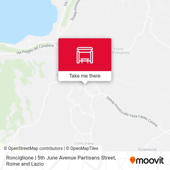 Ronciglione | 5th June Avenue Partisans Street map