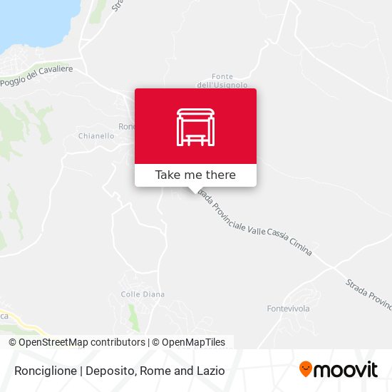 Ronciglione | Deposito map