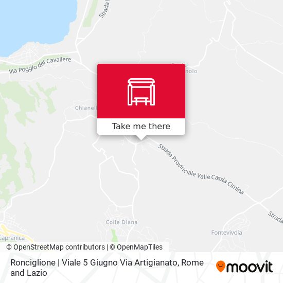 Ronciglione | Viale 5 Giugno Via Artigianato map