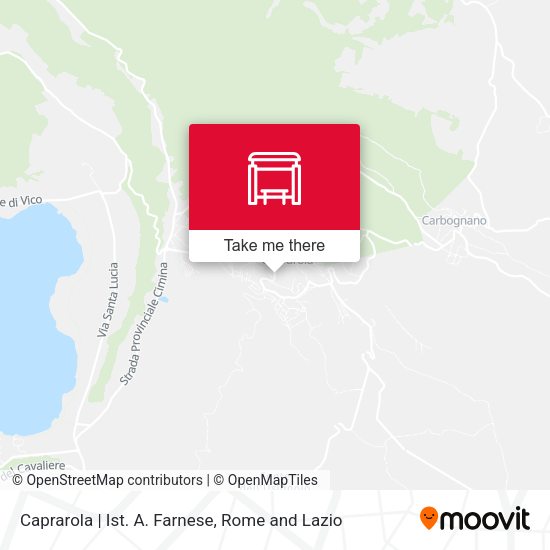 Caprarola | Ist. A. Farnese map