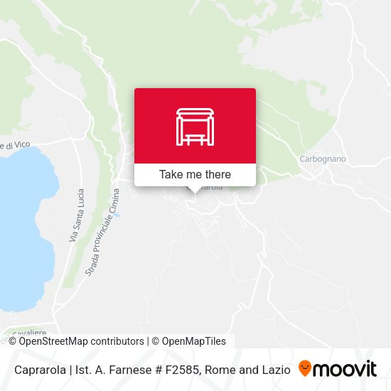 Caprarola | Ist. A. Farnese map