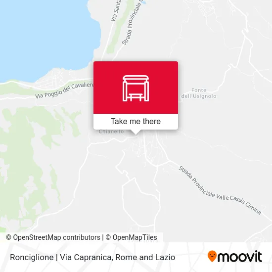Ronciglione | Via Capranica map