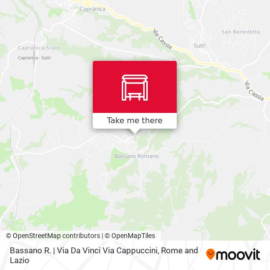 Bassano R. | Via Da Vinci Via Cappuccini map