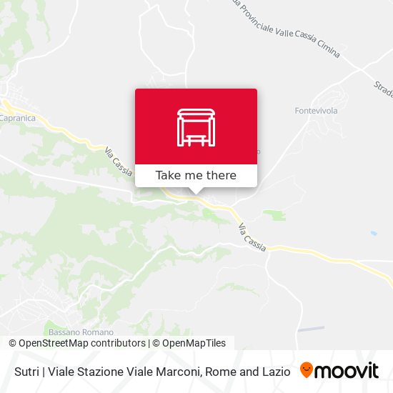 Sutri | Viale Stazione Viale Marconi map