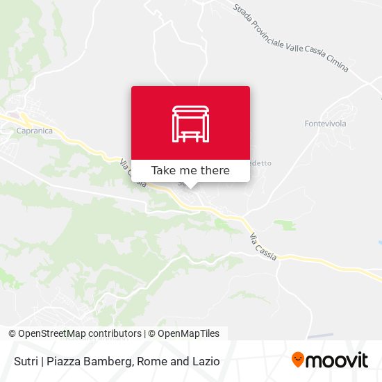 Sutri | Piazza Bamberg map