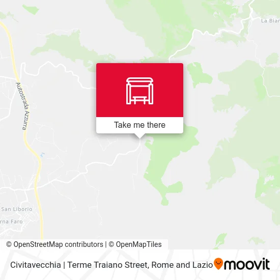 Civitavecchia | Terme Traiano Street map