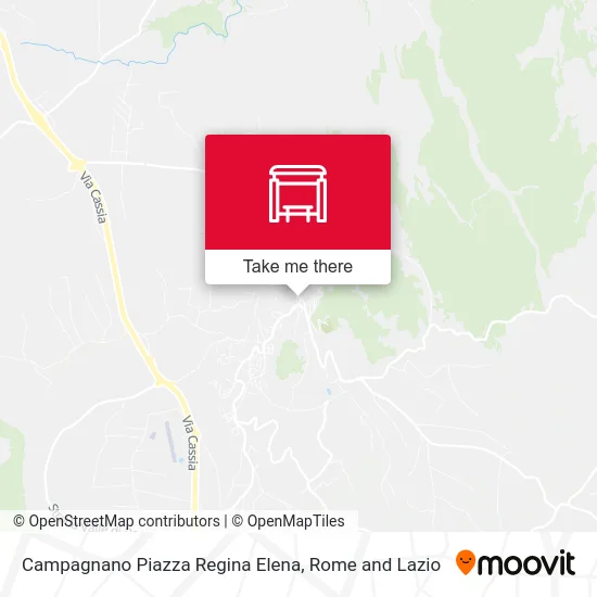 Campagnano Piazza Regina Elena map
