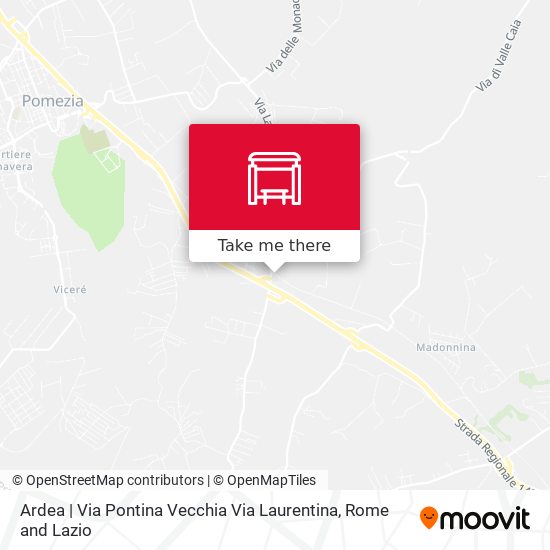 Ardea | Via Pontina Vecchia Via Laurentina map