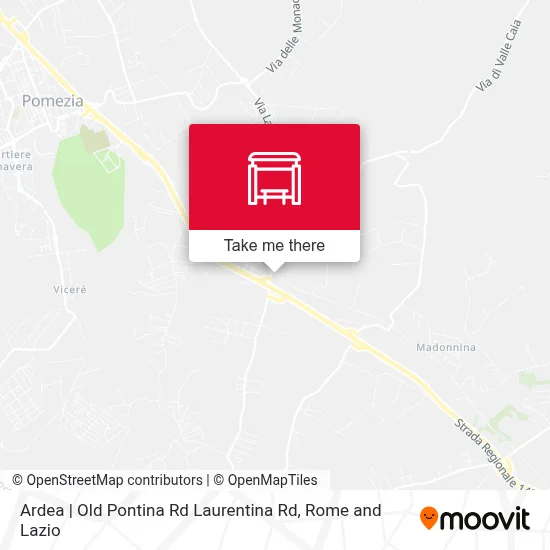Ardea | Old Pontina Rd Laurentina Rd map