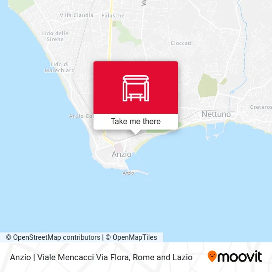 Anzio | Mencacci Avenue Flora Street map