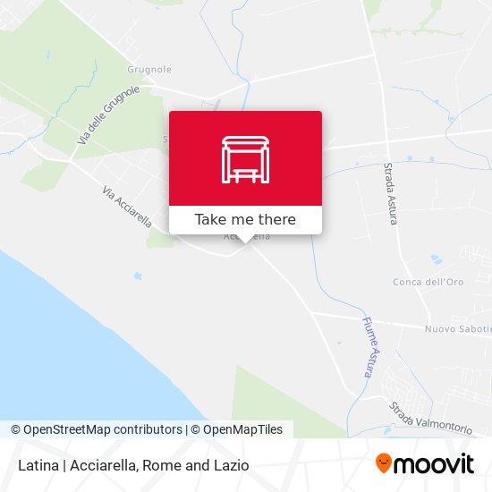 Latina | Acciarella map