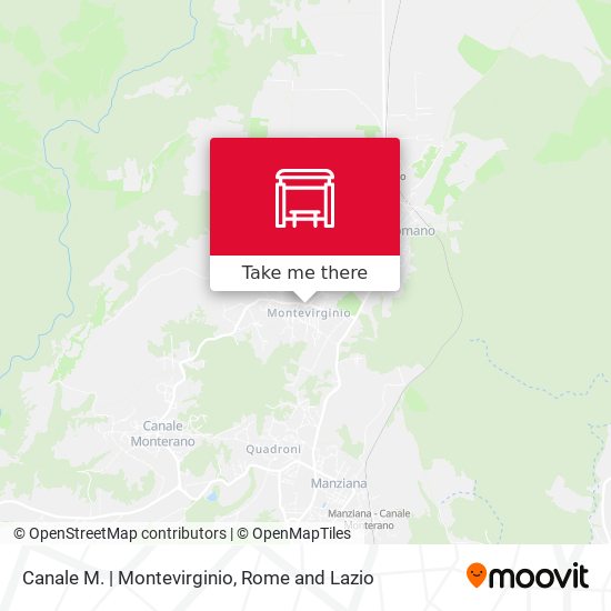 Canale M. | Montevirginio map