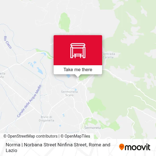 Norma | Norbana Street Ninfina Street map
