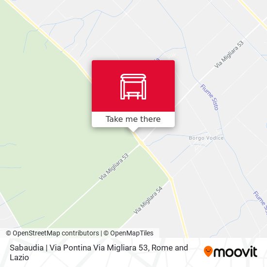 Sabaudia | Via Pontina Via Migliara 53 map