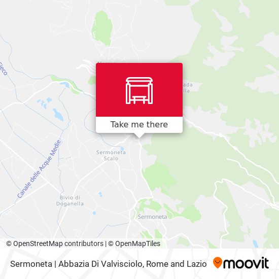 Sermoneta | Abbazia Di Valvisciolo map