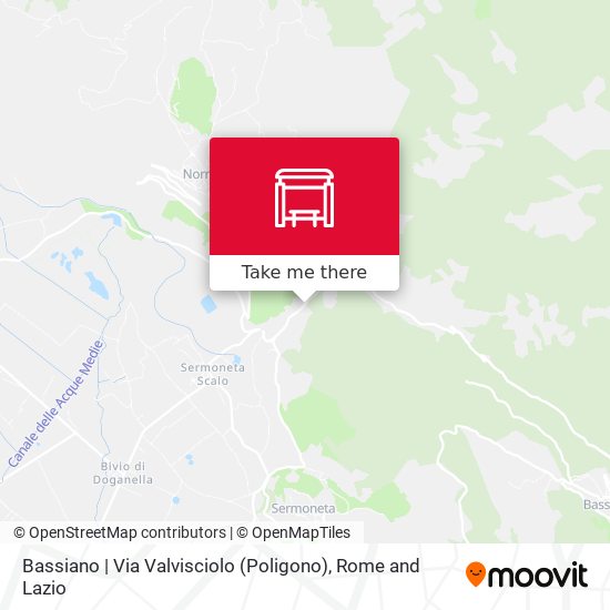 Bassiano | Via Valvisciolo (Poligono) map