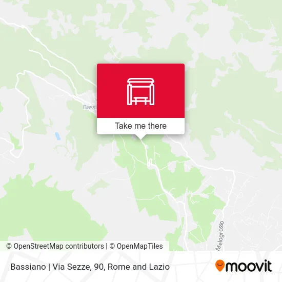 Bassiano | 90 Sezze Street map