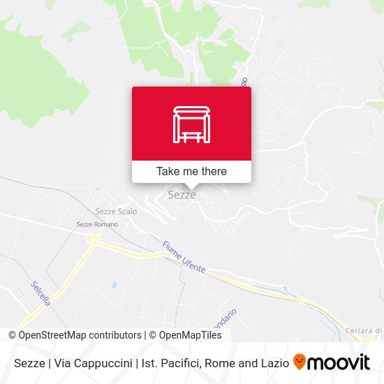 Sezze | Via Cappuccini | Ist. Pacifici map