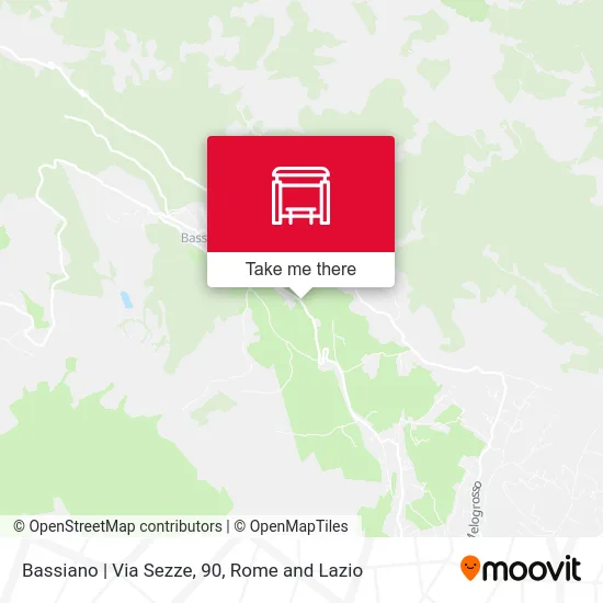 Bassiano | 90 Sezze Street map
