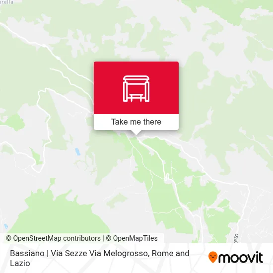 Bassiano | Via Sezze Via Melogrosso map
