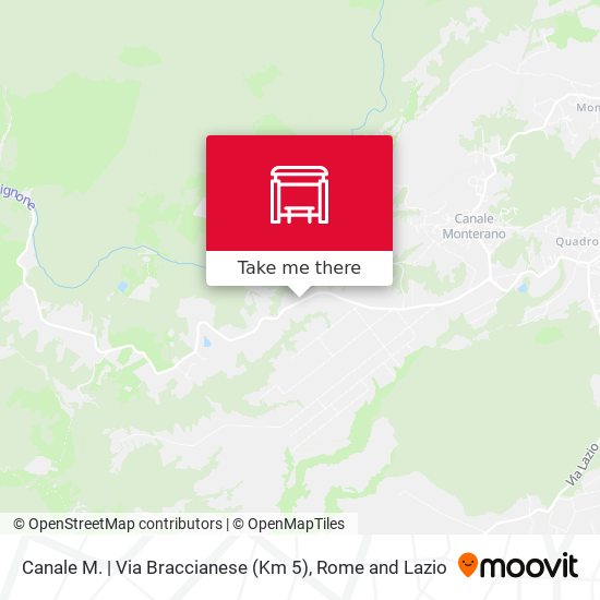 Canale M. | Via Braccianese (Km 5) map